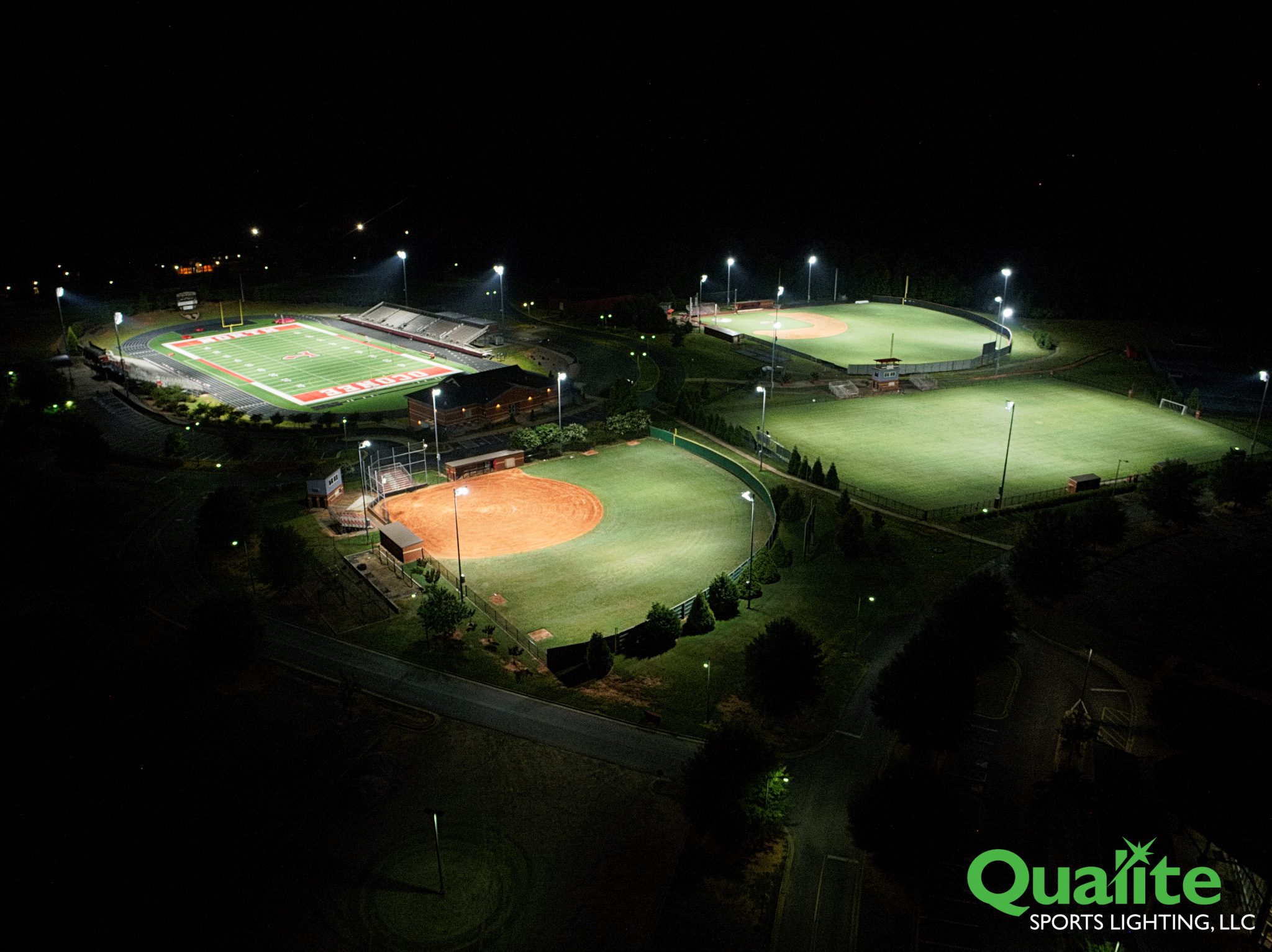 North Oconee High School Qualite Sports Lighting