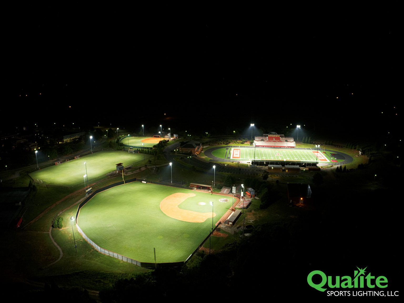 North Oconee High School Qualite Sports Lighting